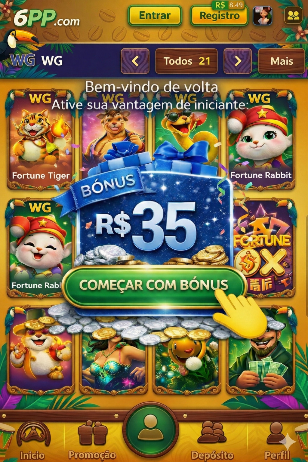 conta demo fortune tiger grátis 